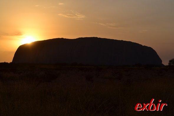 Sonnenuntergang am Uluru. Foto: Christian Maskos