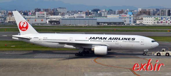 Eine Boeing 767-300 von Japan Airlines.  Foto: Christian Maskos