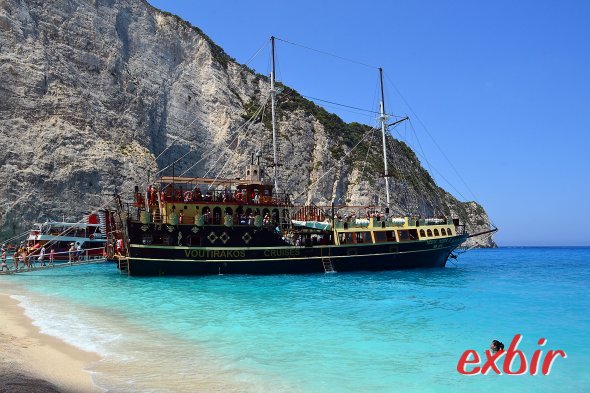 Ausflugsboot in Griechenland. Foto: Maskos