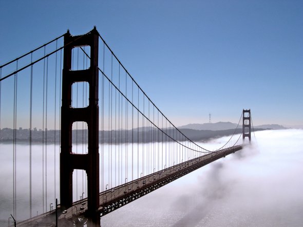 Golden Gate Bridge  Entrance to San Francisco Bay, ein architektonisches Weltwunder