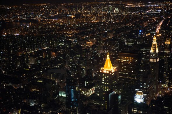 Empire State Building. Ein Foto das jeder exbir Reisende in seinem Album haben sollte. New York, USA