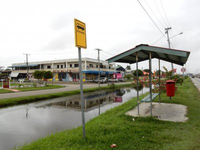 Paramaribo Bushaltestelle.