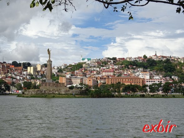 Die Hauptstadt Antananarivo.