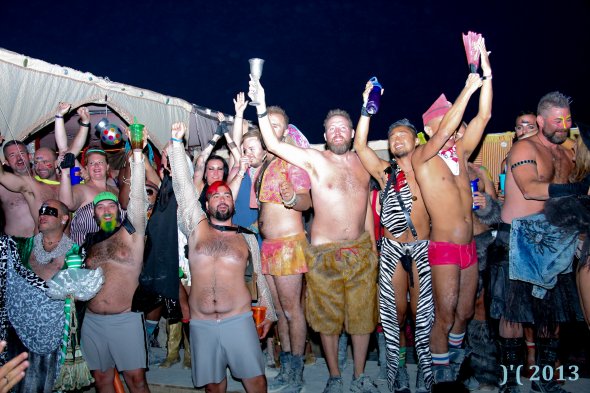 Burning Man Festival und Party 2013 Nevada USA