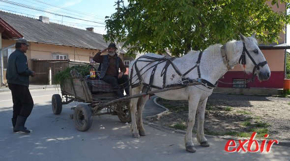 Eher selten - wenn dann aber eher in Dörfern und kleineren  Städten wie Turda erlebt man auch das klassische Rumänien mit Pferdewagen auf den Straßen und traditionell gekleiderter Bürger.  Foto: Christian Maskos