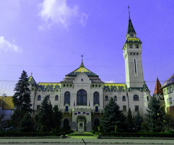 Die City-Hall von Targu Mures. Foto: Maskos