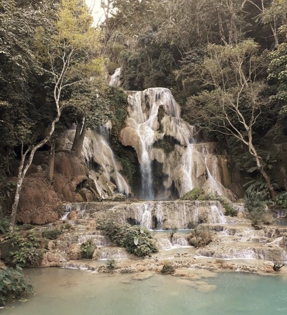Kuangsi-Wasserfälle, Laos