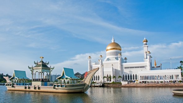Sultan Omar Ali Saifuddien Moschee - Brunei