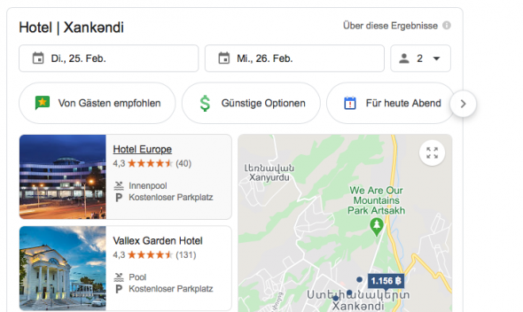 Hotels in Stepanakert