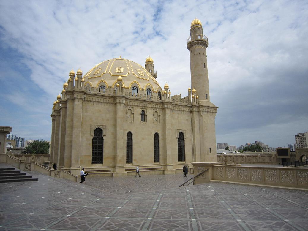 Moschee in Baku. Foto: Wolfgang Hesseler