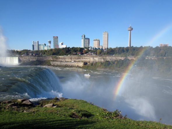 Die berühmten Niagara Fälle in Nordamerika