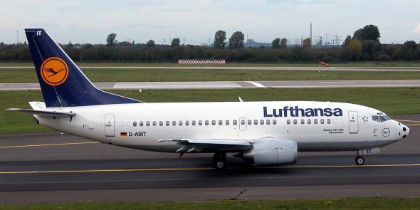 Zur Erinnerung, die alte Kennzeichnung der Lufthansa