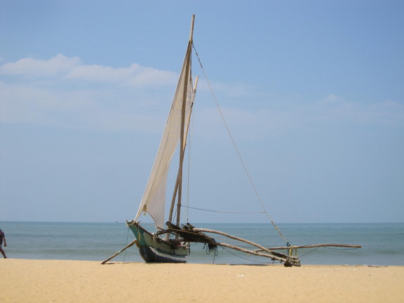 Der Strand von Negombo. Foto: Wolfgang Hesseler
