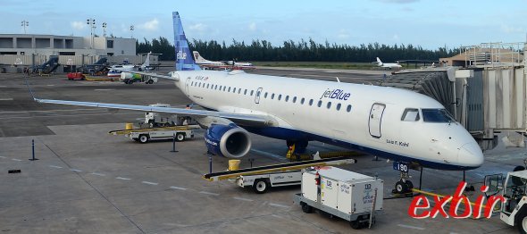 Weltreise selber planen: Jet Blue ist eine Qualitäts Günstigfluglinie mit  Verbindungen in den USA und in der Karibik. Foto: Christian Maskos